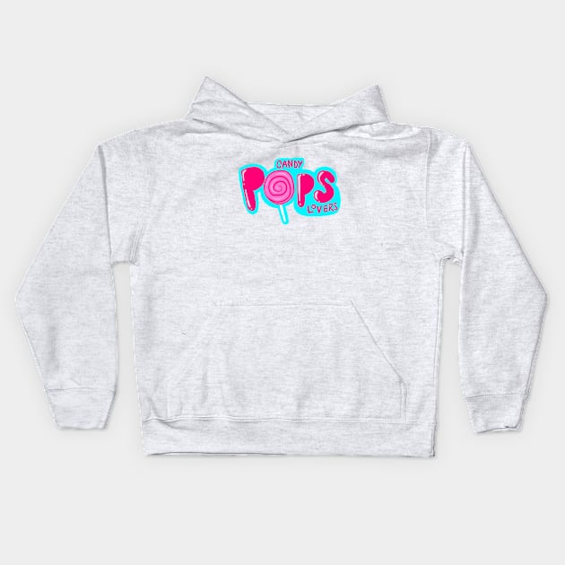 Pops Lovers Kids Hoodie by yogisnanda